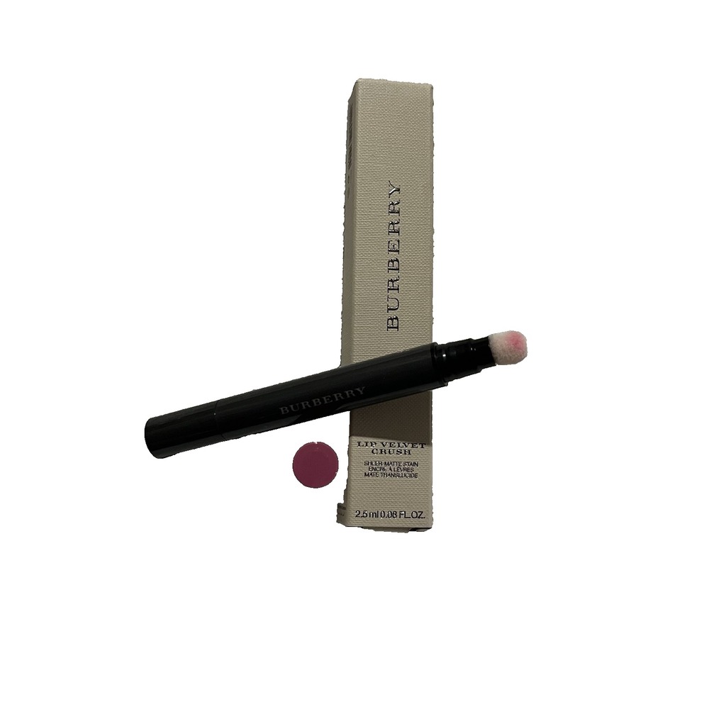 Burberry Lip Velvet Crush‎ Sheer Matte Stain Rosy Mauve No. 85 0.08 oz In Box